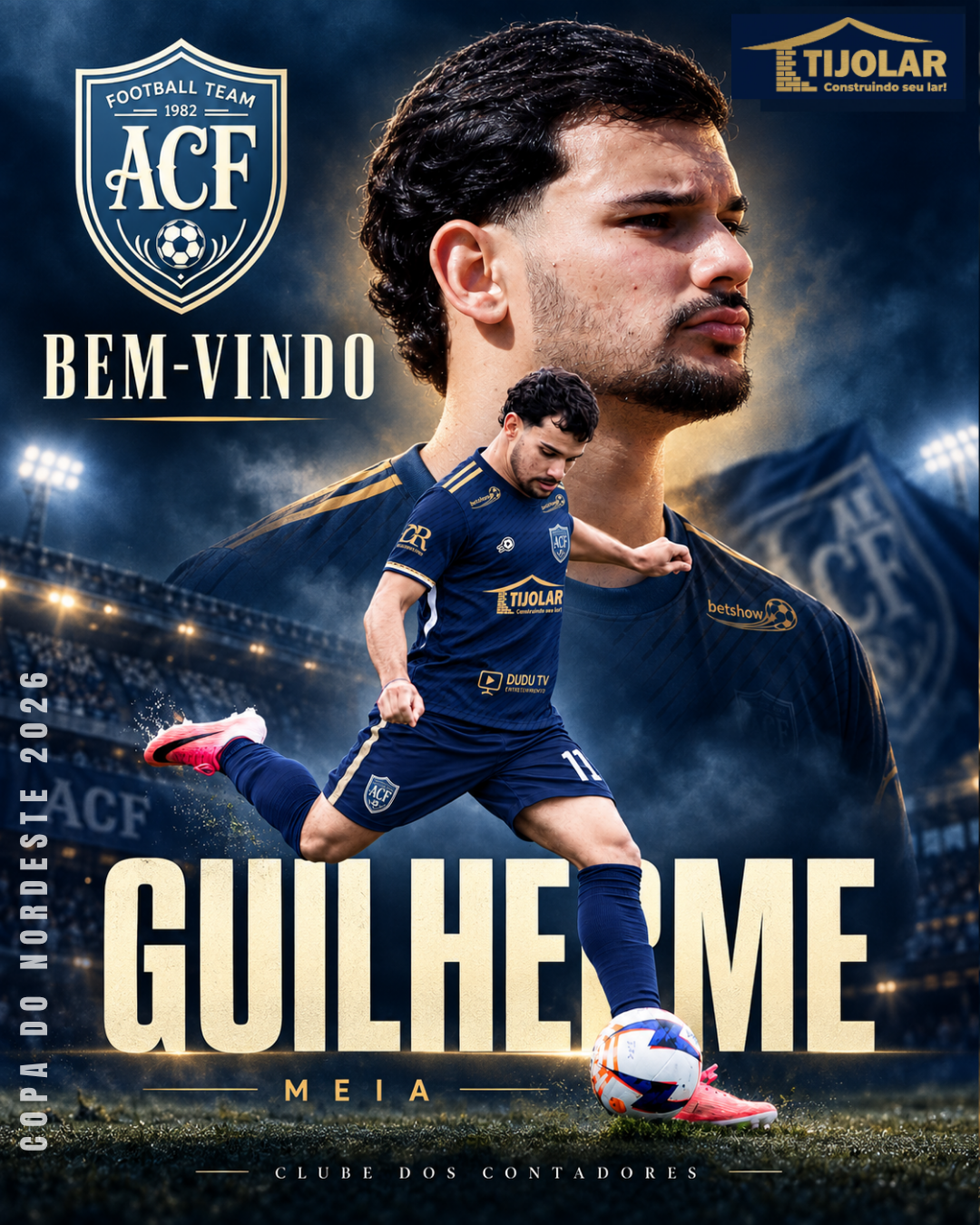Arte oficial de Guilherme, Meia
